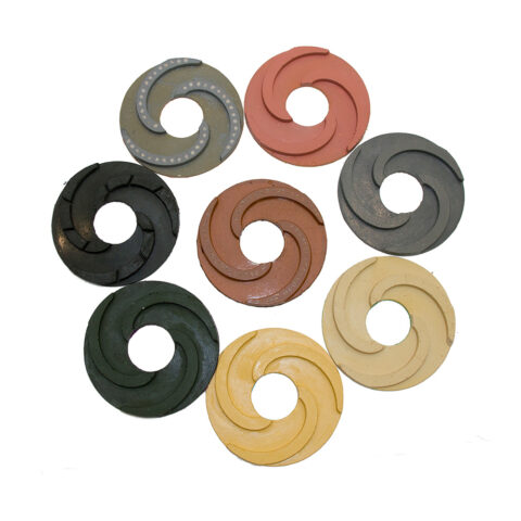 Velcro diamond polishing pads 250 mm – Set 8 pcs.