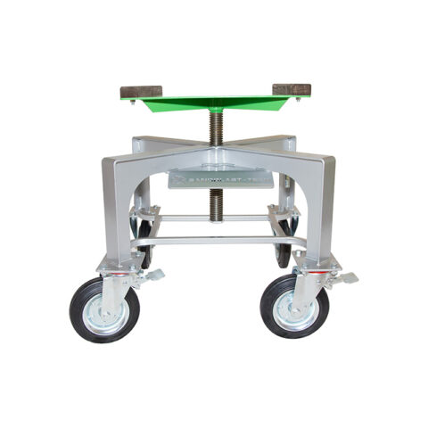 Rotary trolley for stone processing